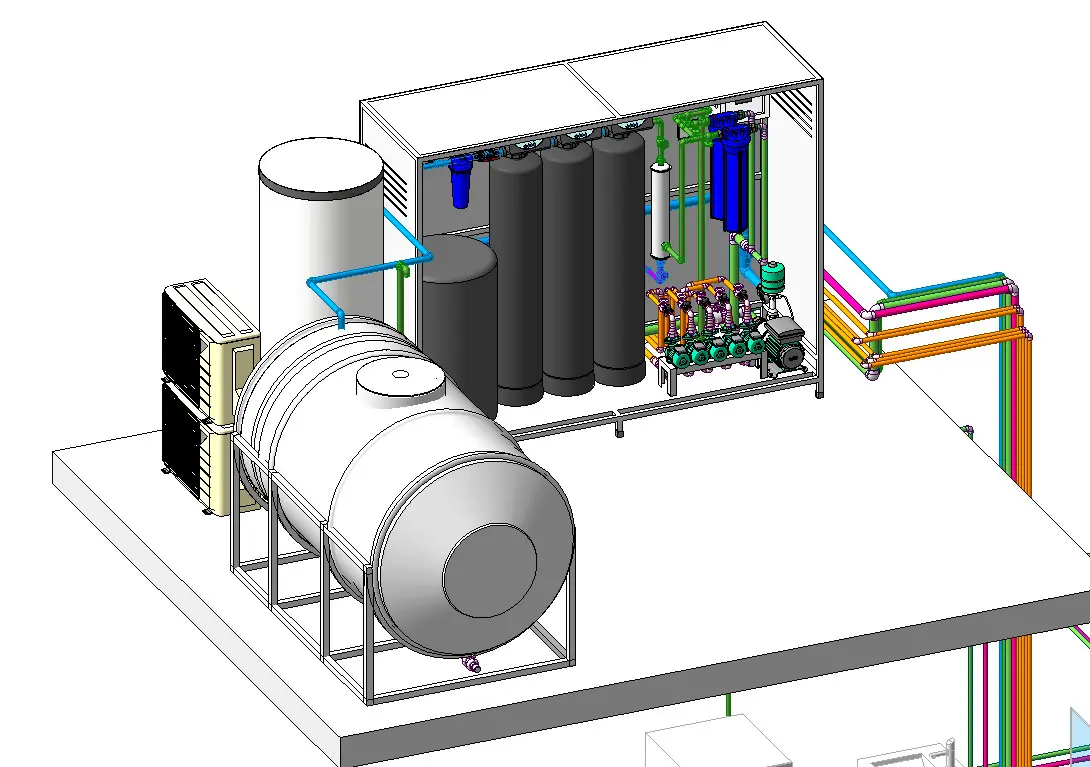 Thiết kế 3D trước khi lắp đặt