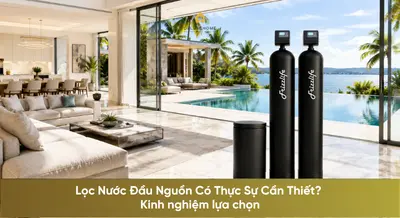 Lọc Nước Đầu Nguồn Có Thực Sự Cần Thiết? Kinh Nghiệm Lựa Chọn