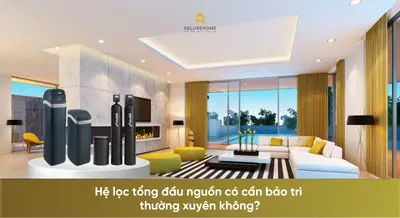 Hệ lọc tổng đầu nguồn có cần bảo trì thường xuyên không?