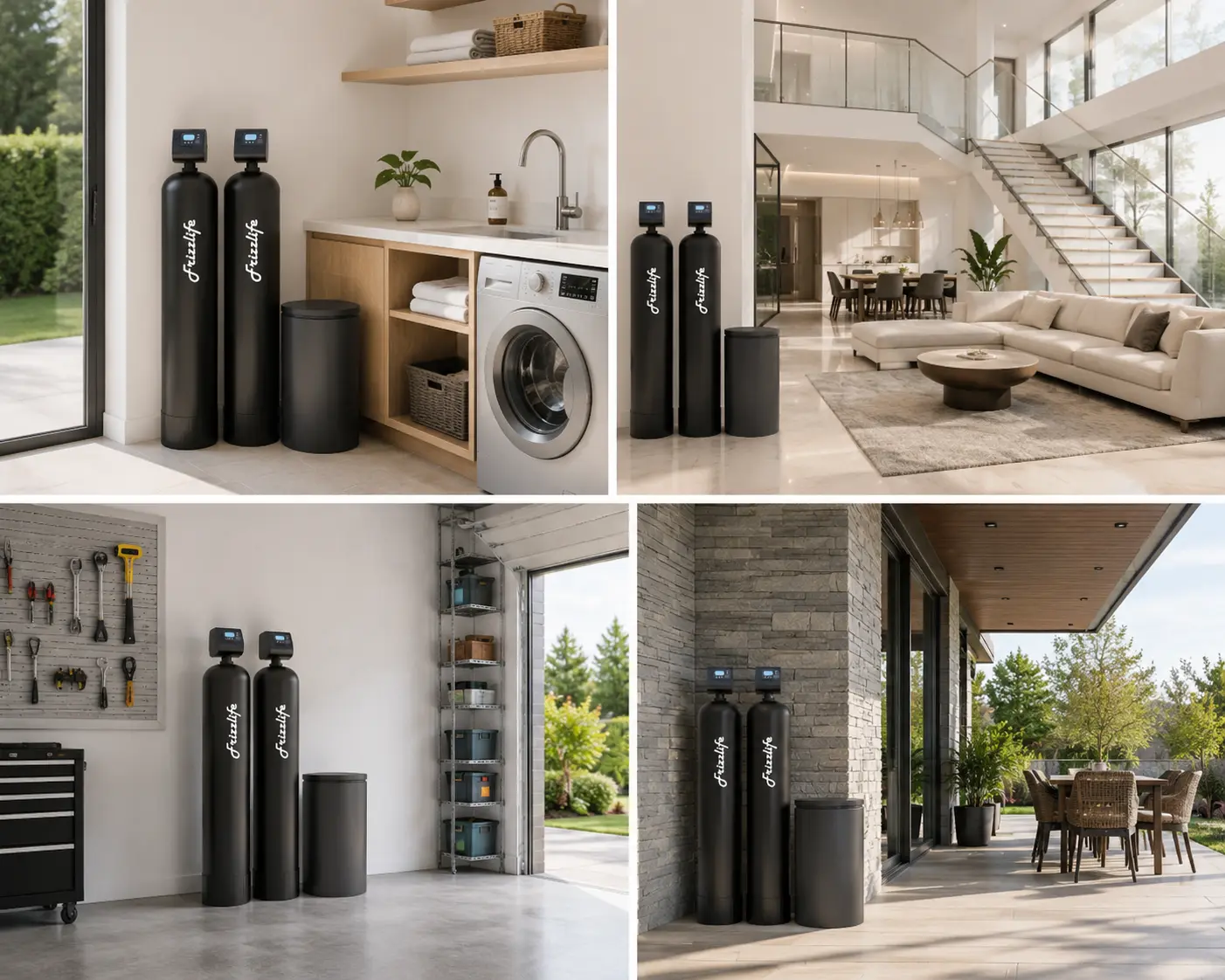 Hệ thống lọc tổng Mỹ Frizzlife bảo vệ nguồn nước cho toàn bộ ngôi nhà