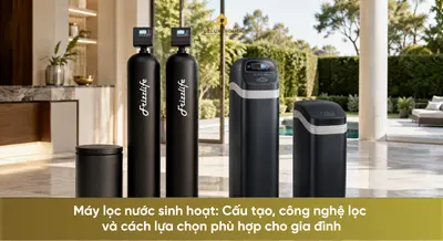 Máy lọc nước sinh hoạt: Cấu tạo, công nghệ lọc và cách lựa chọn phù hợp cho gia đình