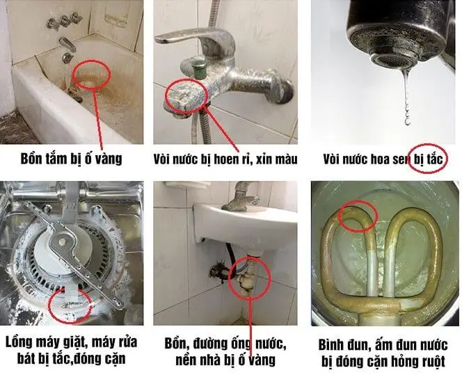 Nước cứng gây hại đến sức khỏe và thiết bị gia đình, giải pháp xử lý hiệu quả