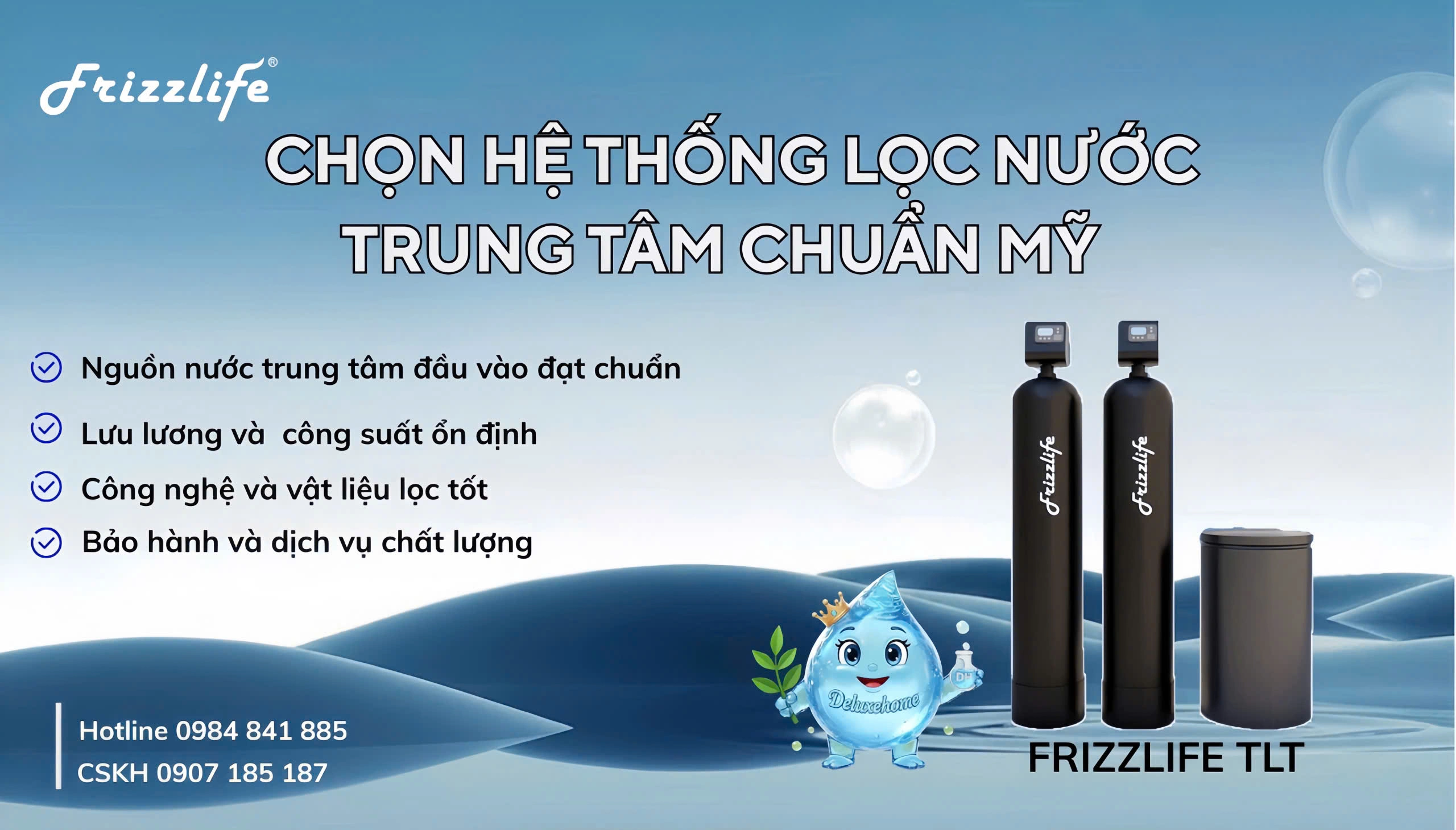 Hướng dẫn lựa chọn hệ thống lọc nước trung tâm biệt thự chuẩn Mỹ