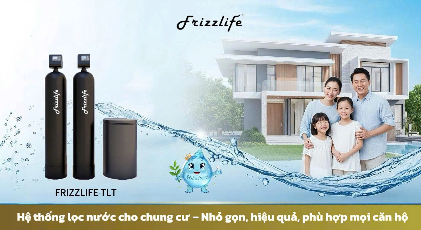 Hệ thống lọc nước cho chung cư – Nhỏ gọn, hiệu quả, phù hợp mọi căn hộ