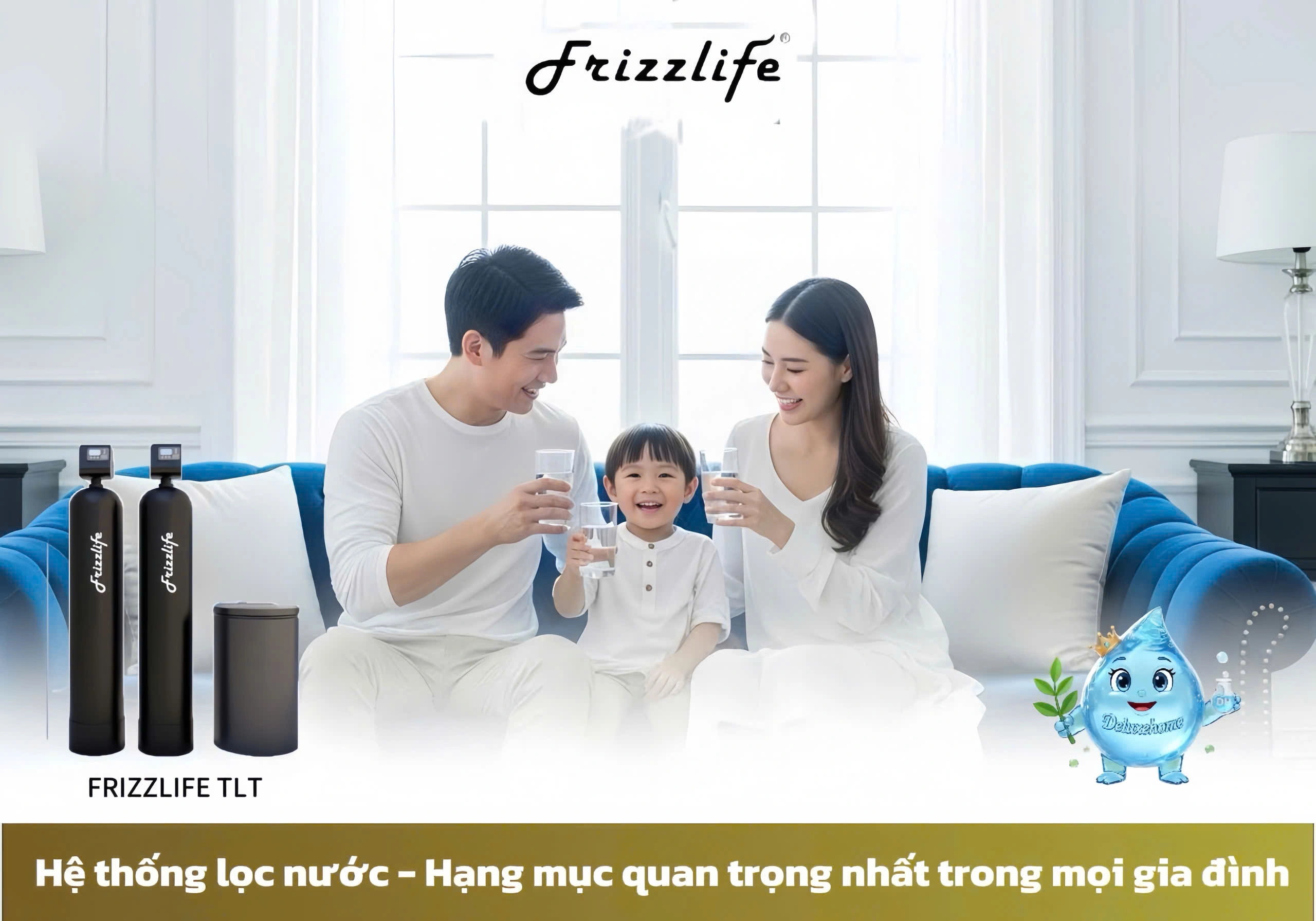 Hệ thống lọc nước trung tâm – Hạng mục quan trọng nhất trong mọi gia đình hiện đại